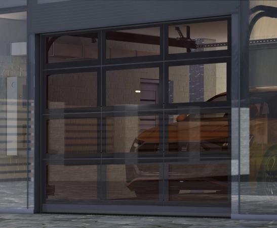 Панорамные ворота Алютех AluPro в Нефтекумске